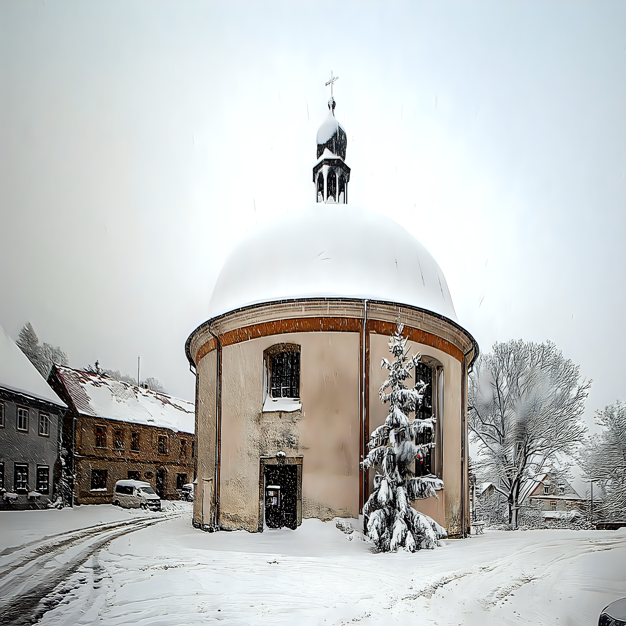 
<span>Kostel Povýšení svatého Kříže v Levíně</span>
