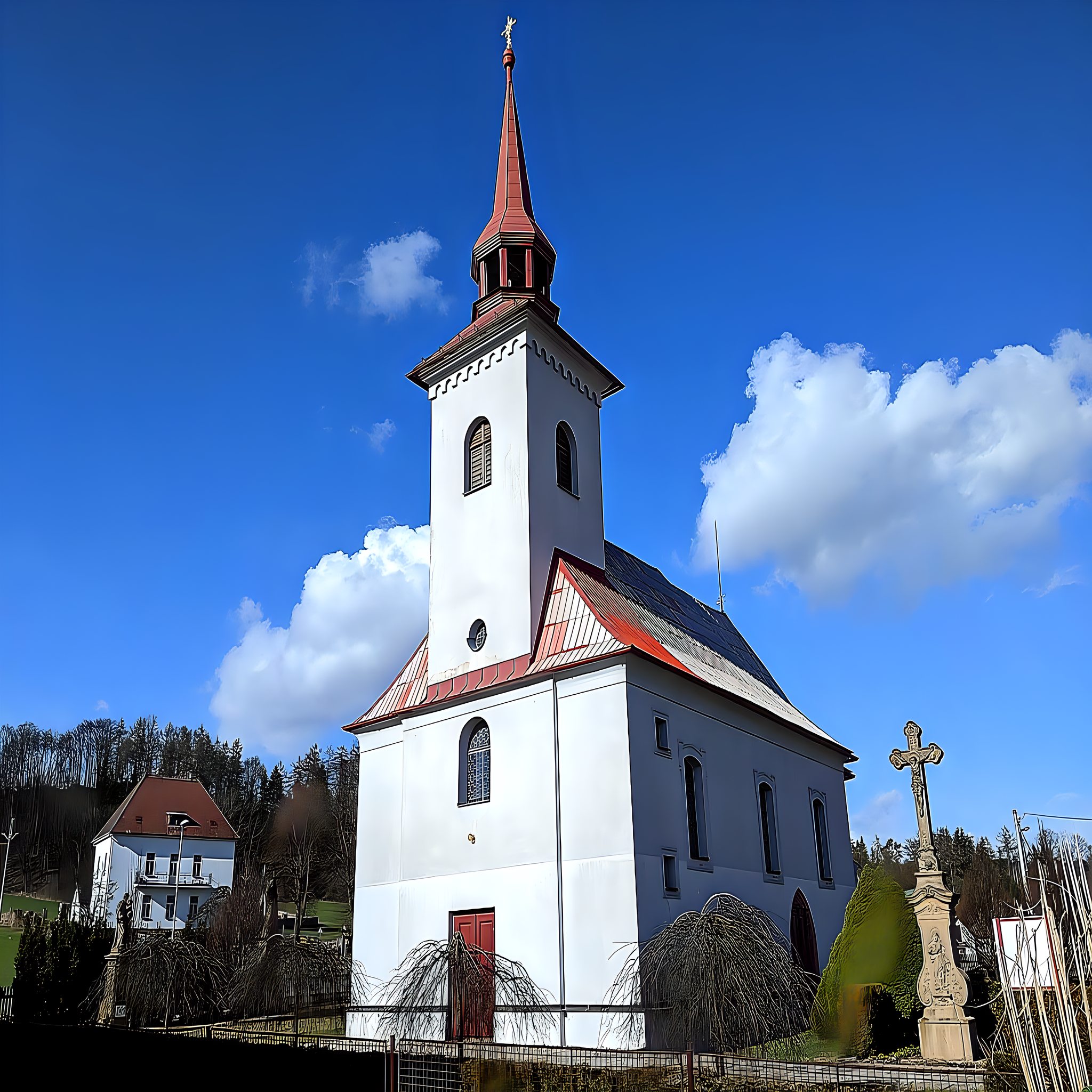 
<span>Kostel Všech svatých (Levínská Olešnice)</span>
