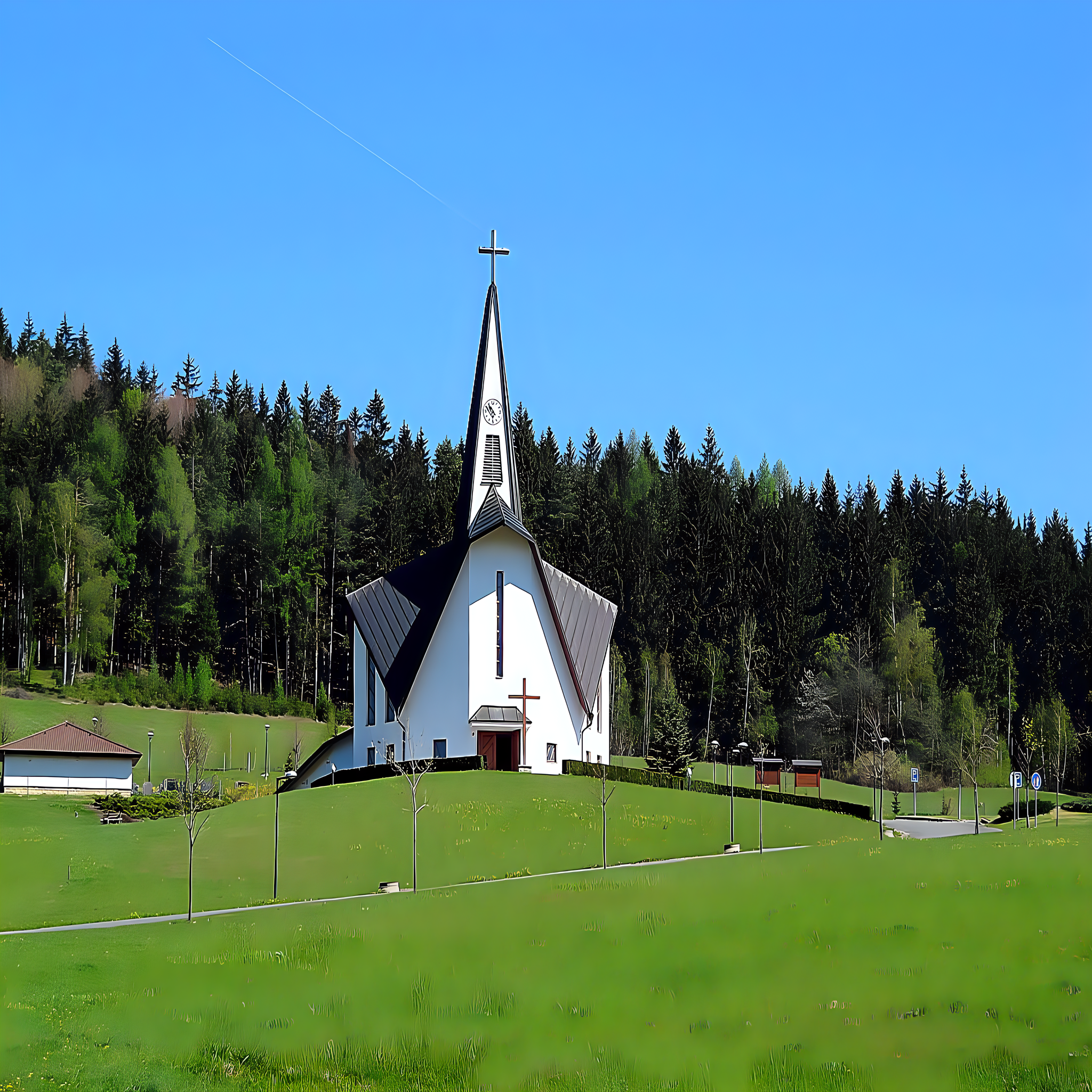 
<span>Kostel svaté Zdislavy (Prostřední Bečva)</span>
