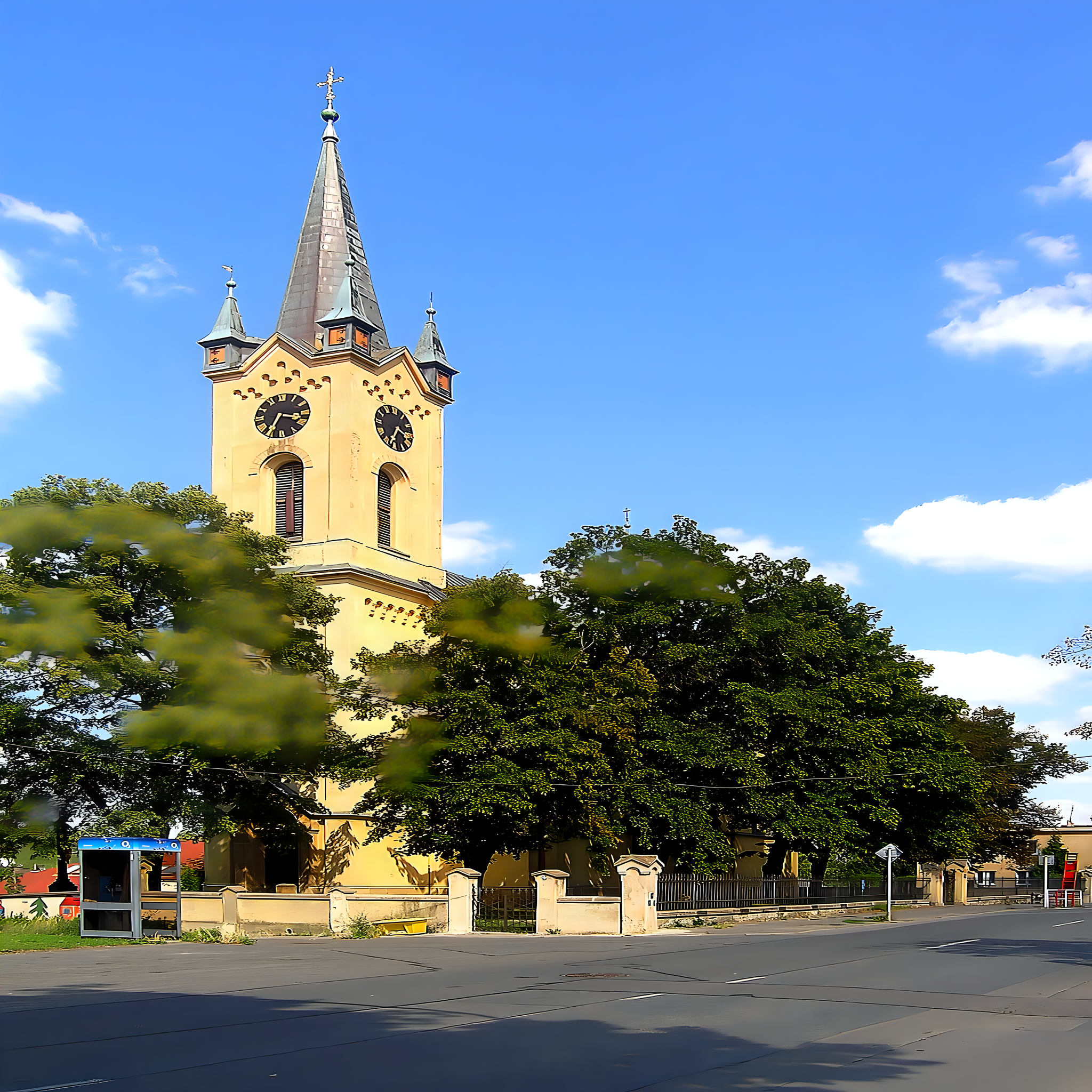 
<span>Kostel svatého Cyrila a Metoděje (Nebušice)</span>
