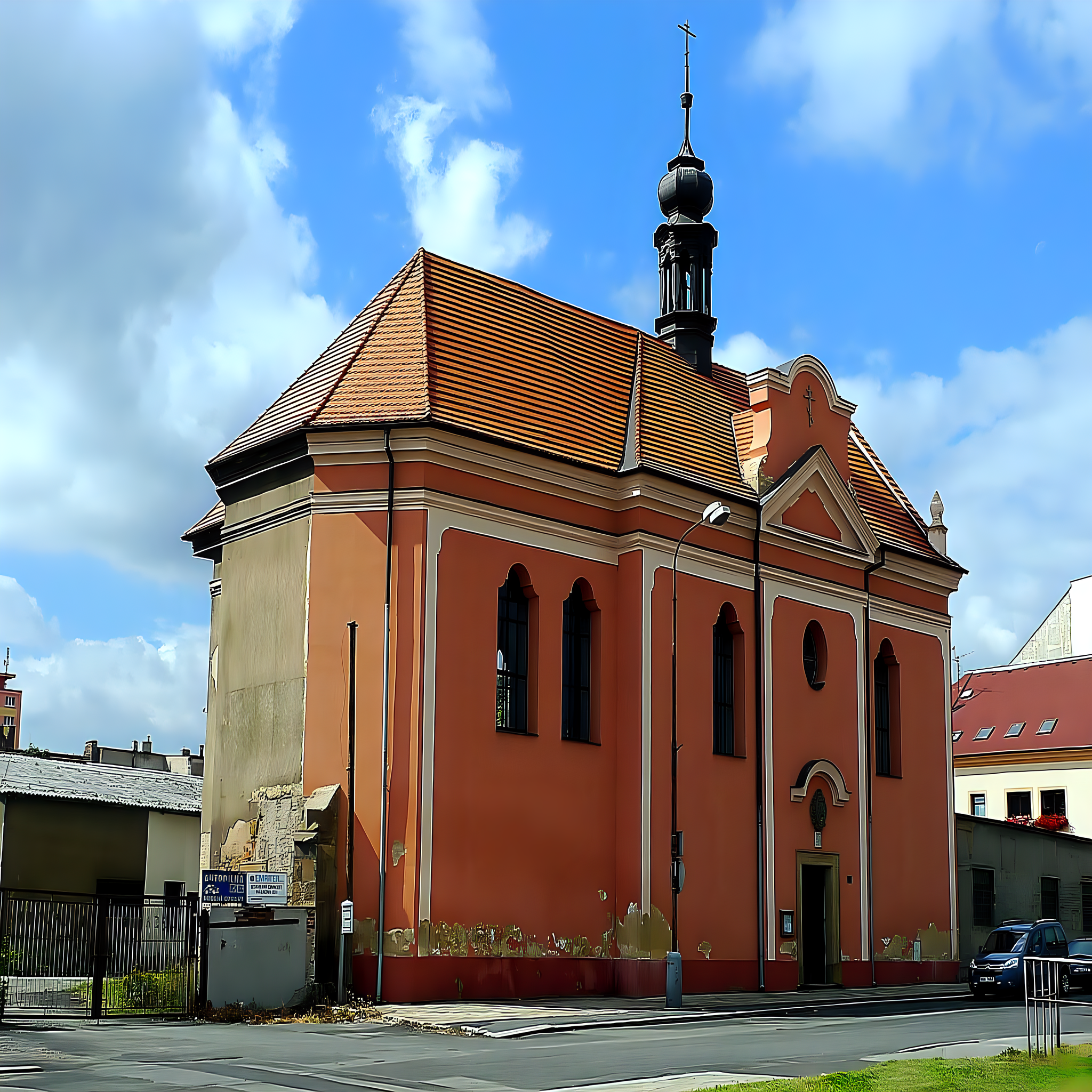 
<span>Kostel svatého Ducha (Chomutov)</span>
