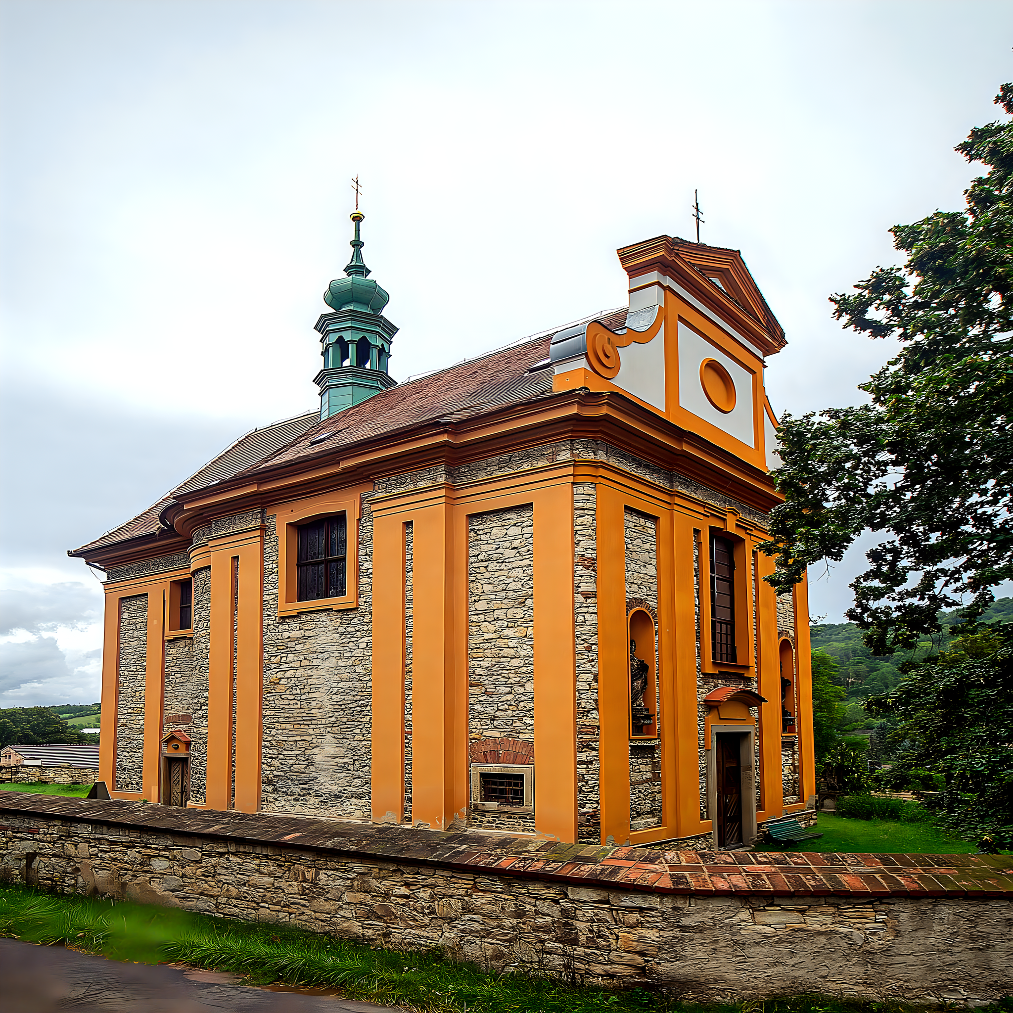 
<span>Kostel svatého Jakuba apoštola v Hřivicích</span>
