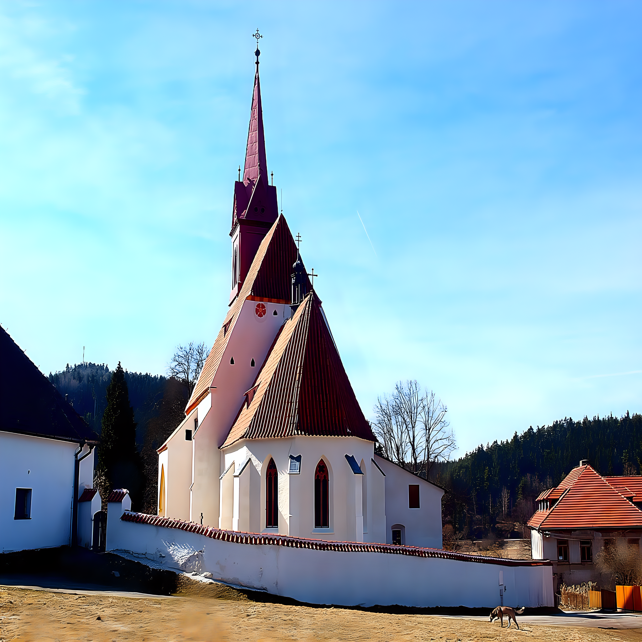 
<span>Kostel svatého Jana Křtitele (Zátoň)</span>
