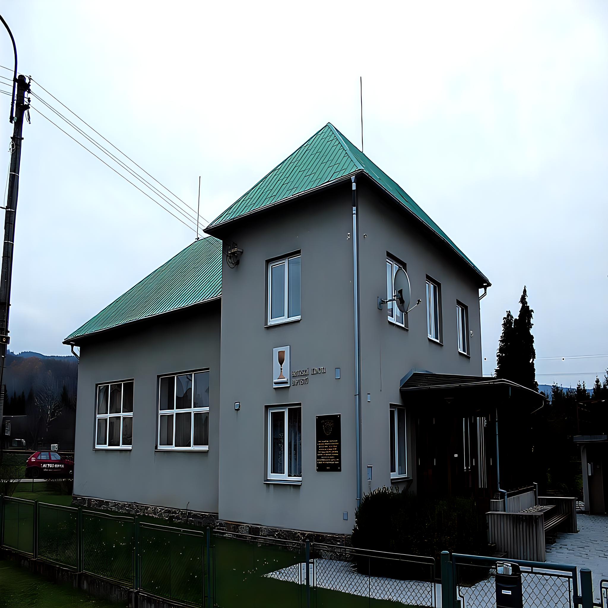 
<span>baptistická modlitebna ve Vikýřovicích</span>
