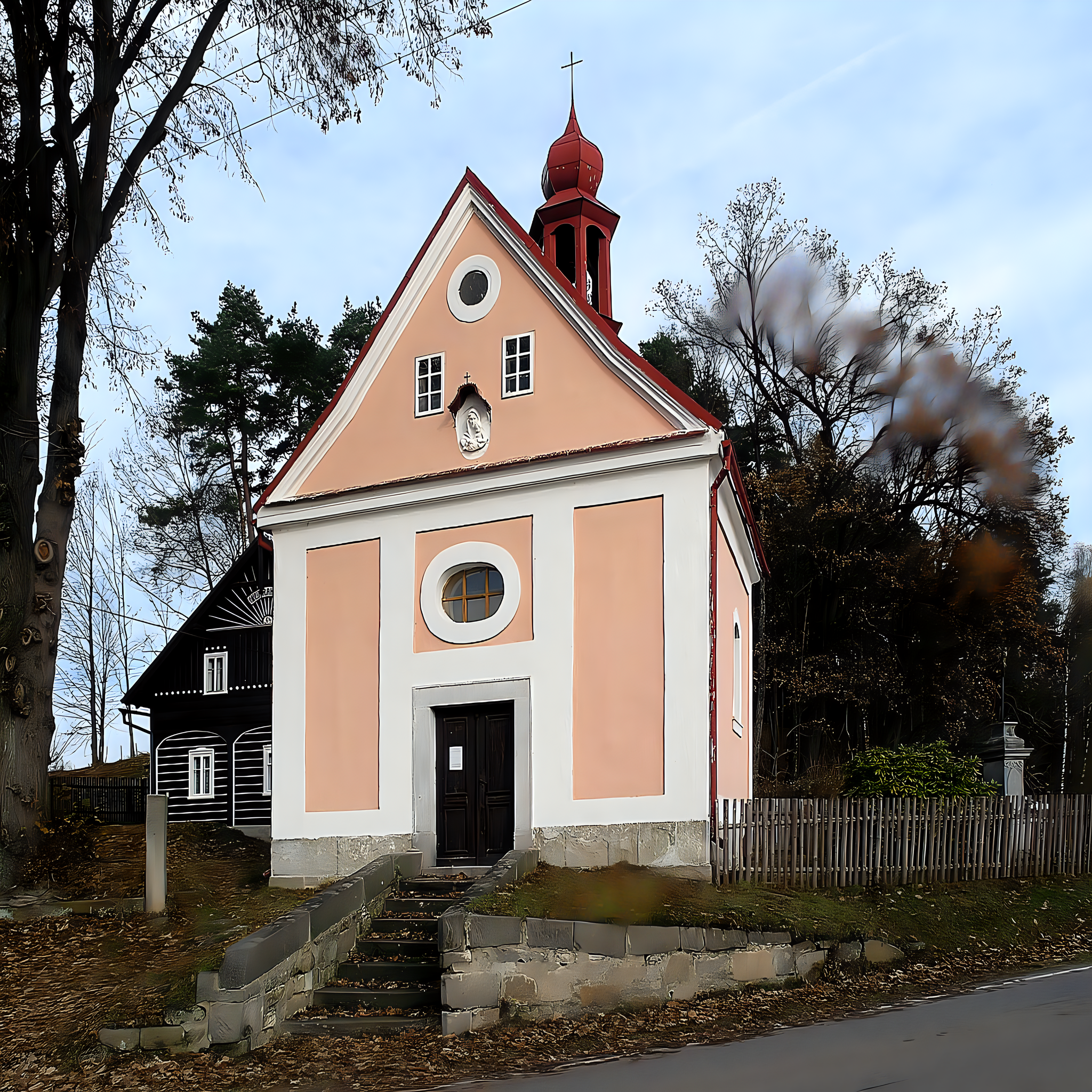 
<span>kaple Narození svatého Jana Křtitele (Trávník)</span>
