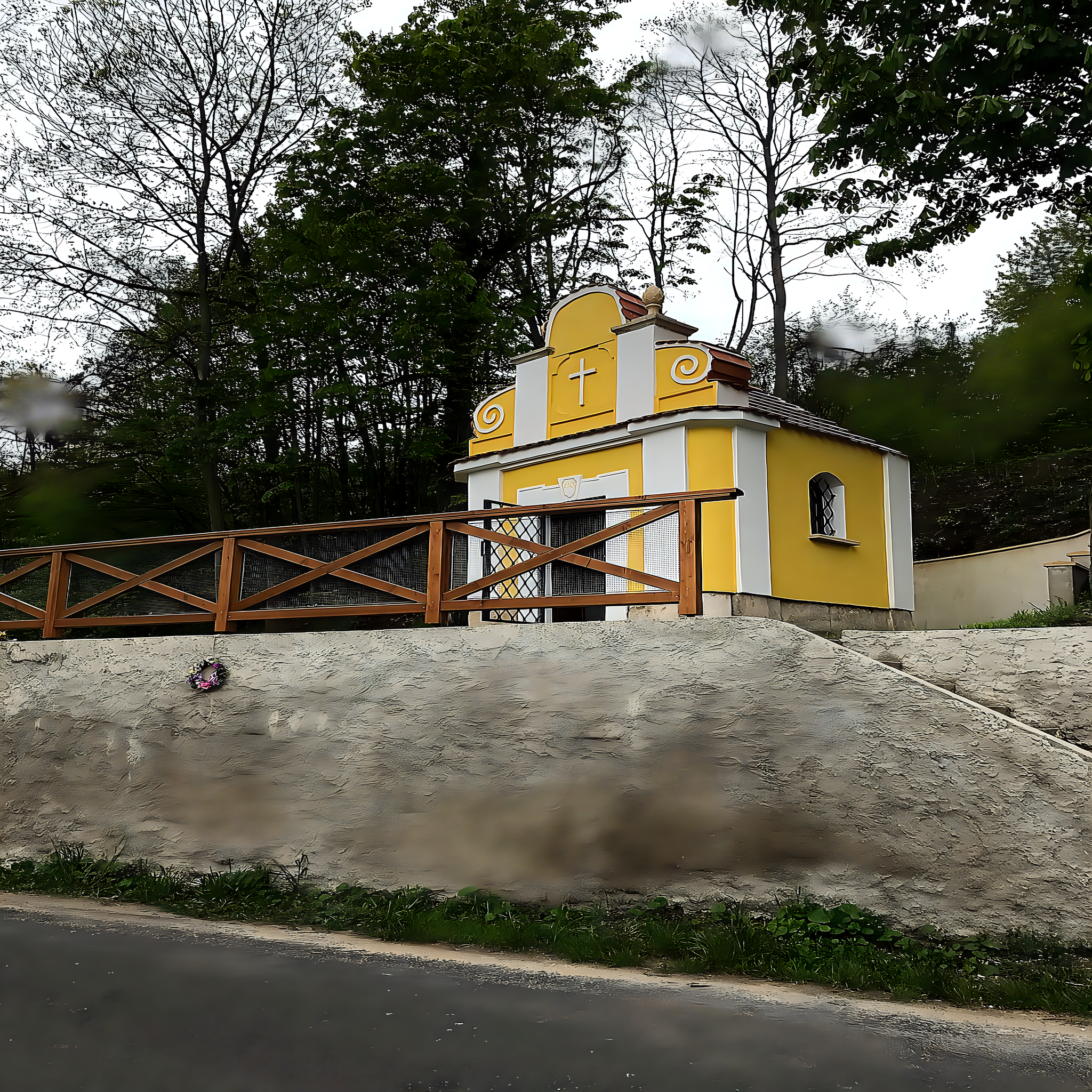 
<span>kaple Panny Marie Prostřednice všech milostí ve Vědlicích</span>
