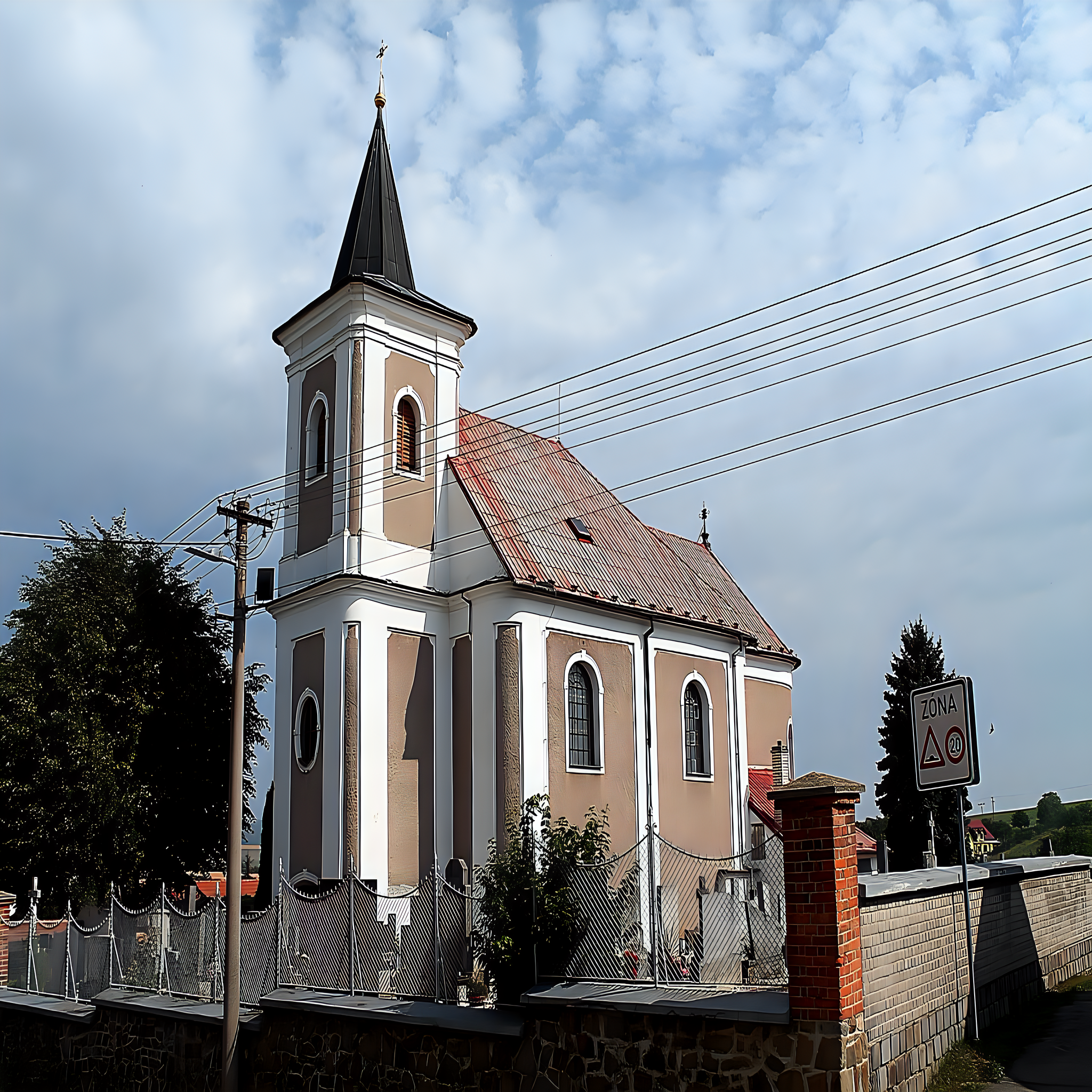 
<span>kostel svaté Barbory (Velešovice)</span>
