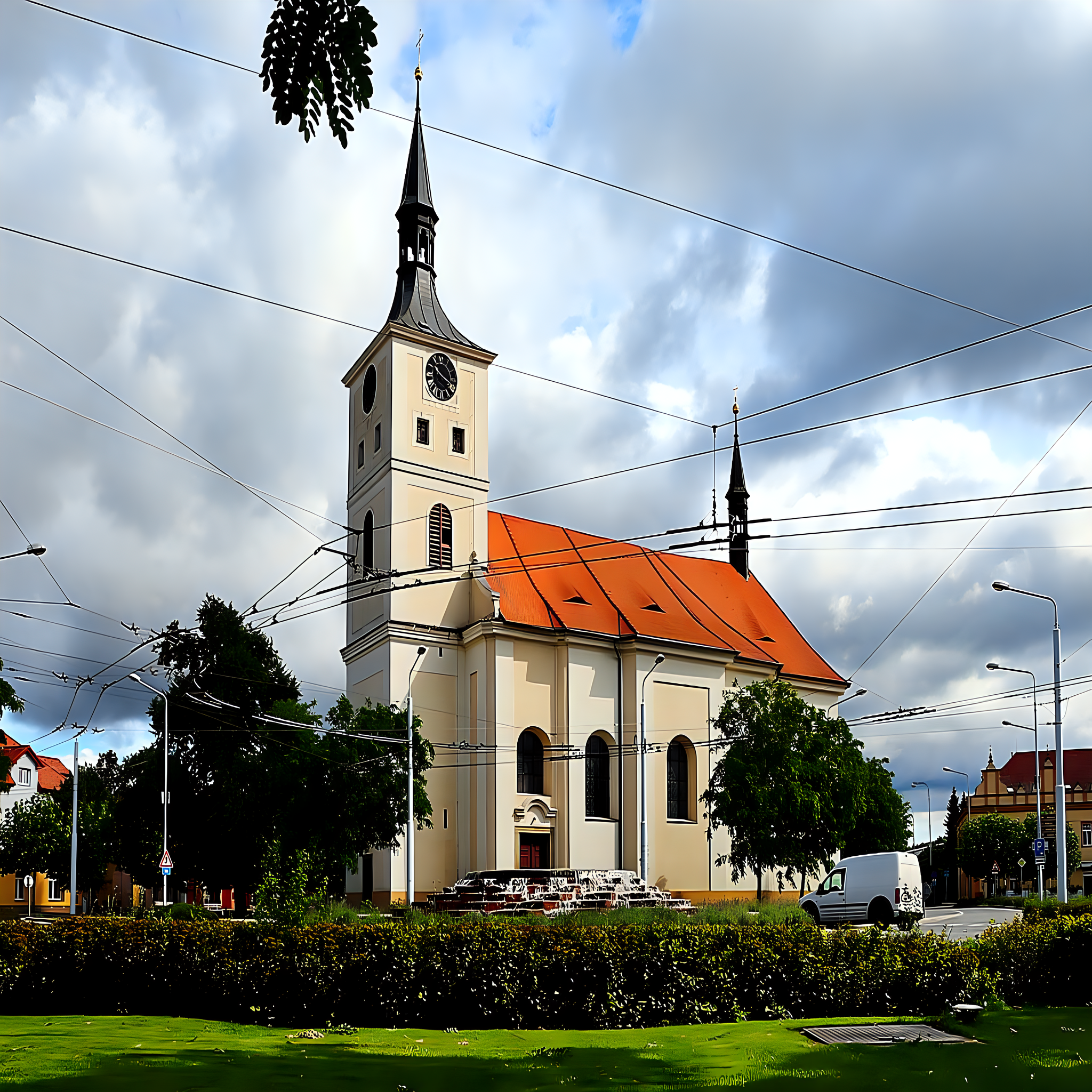 
<span>kostel svaté Maří Magdalény v Lázních Bohdaneč</span>

