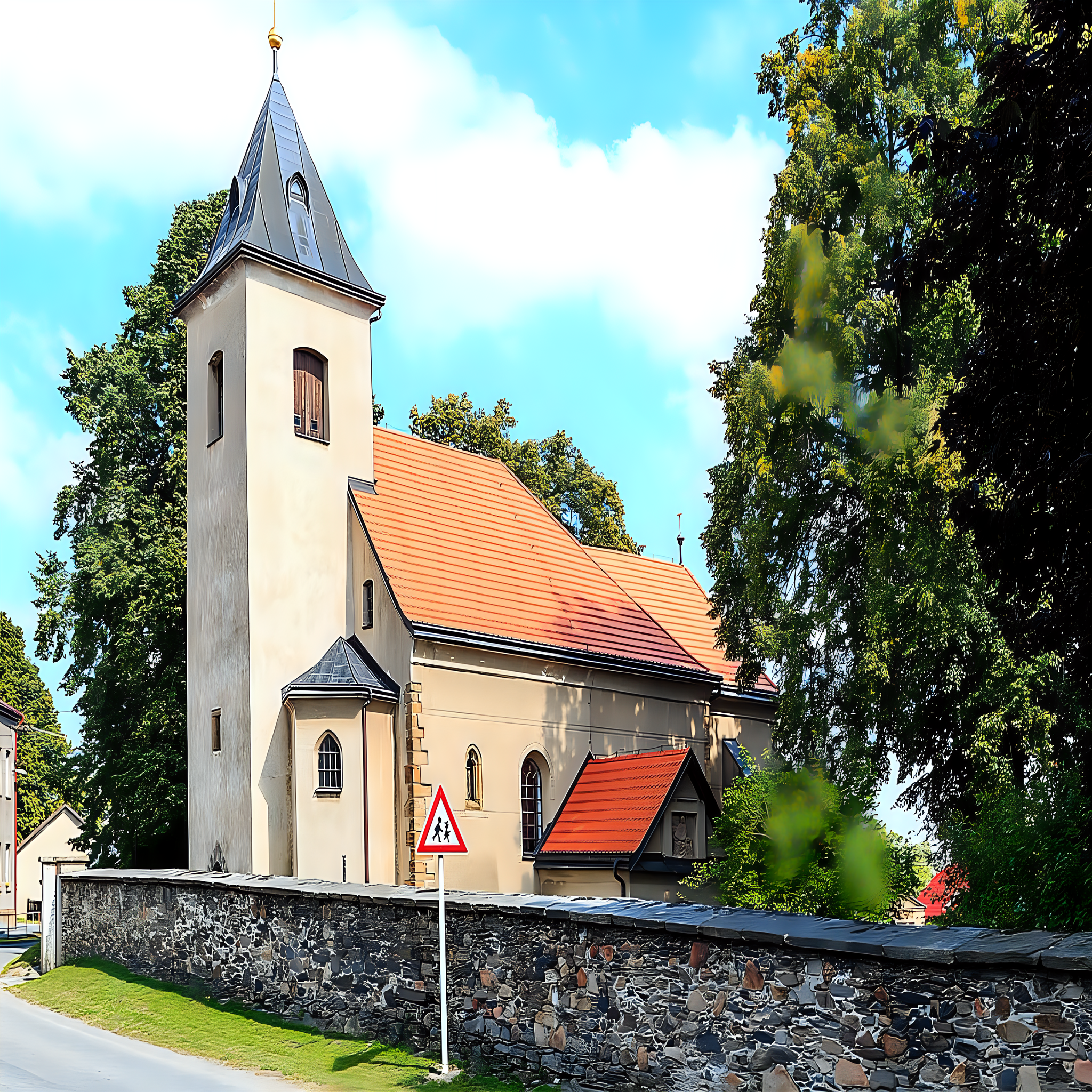 
<span>kostel svatého Jakuba Staršího (Raná)</span>
