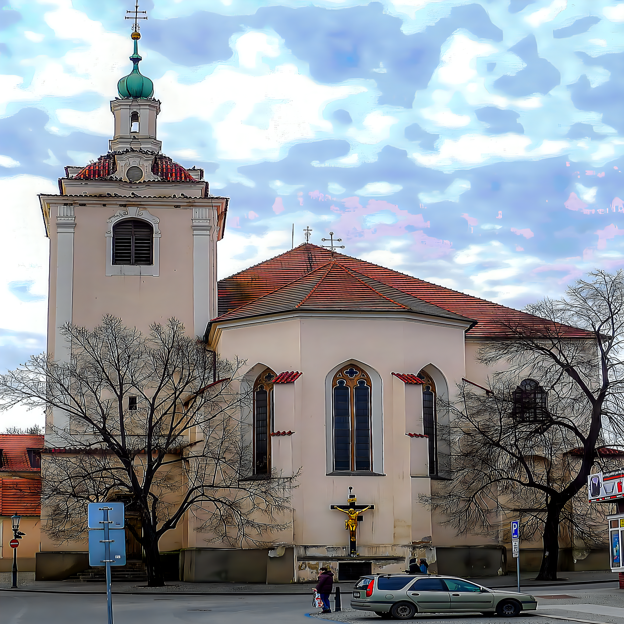
<span>kostel svatého Jakuba Většího v Berouně</span>
