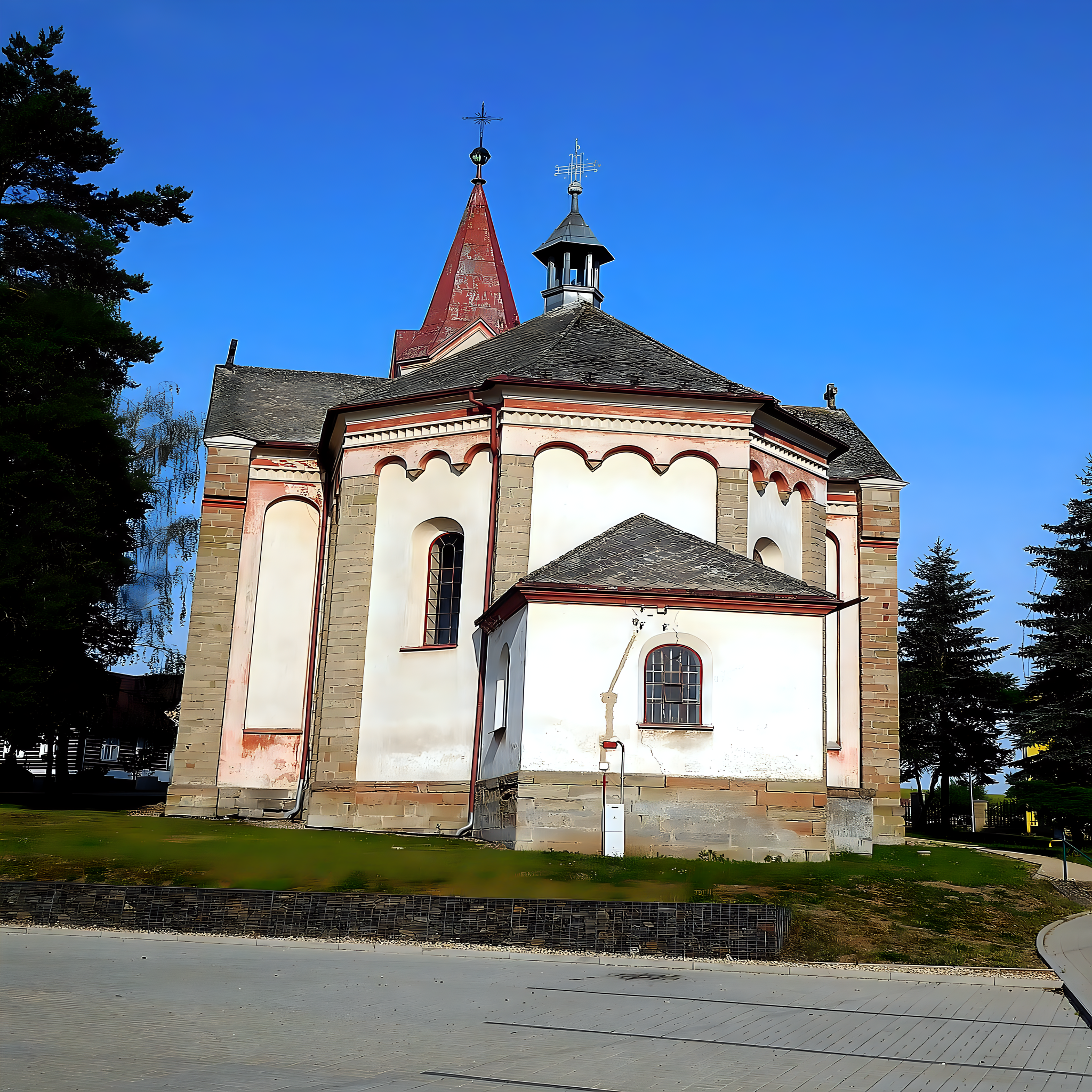 
<span>kostel svatého Jiří (Dolní Branná)</span>
