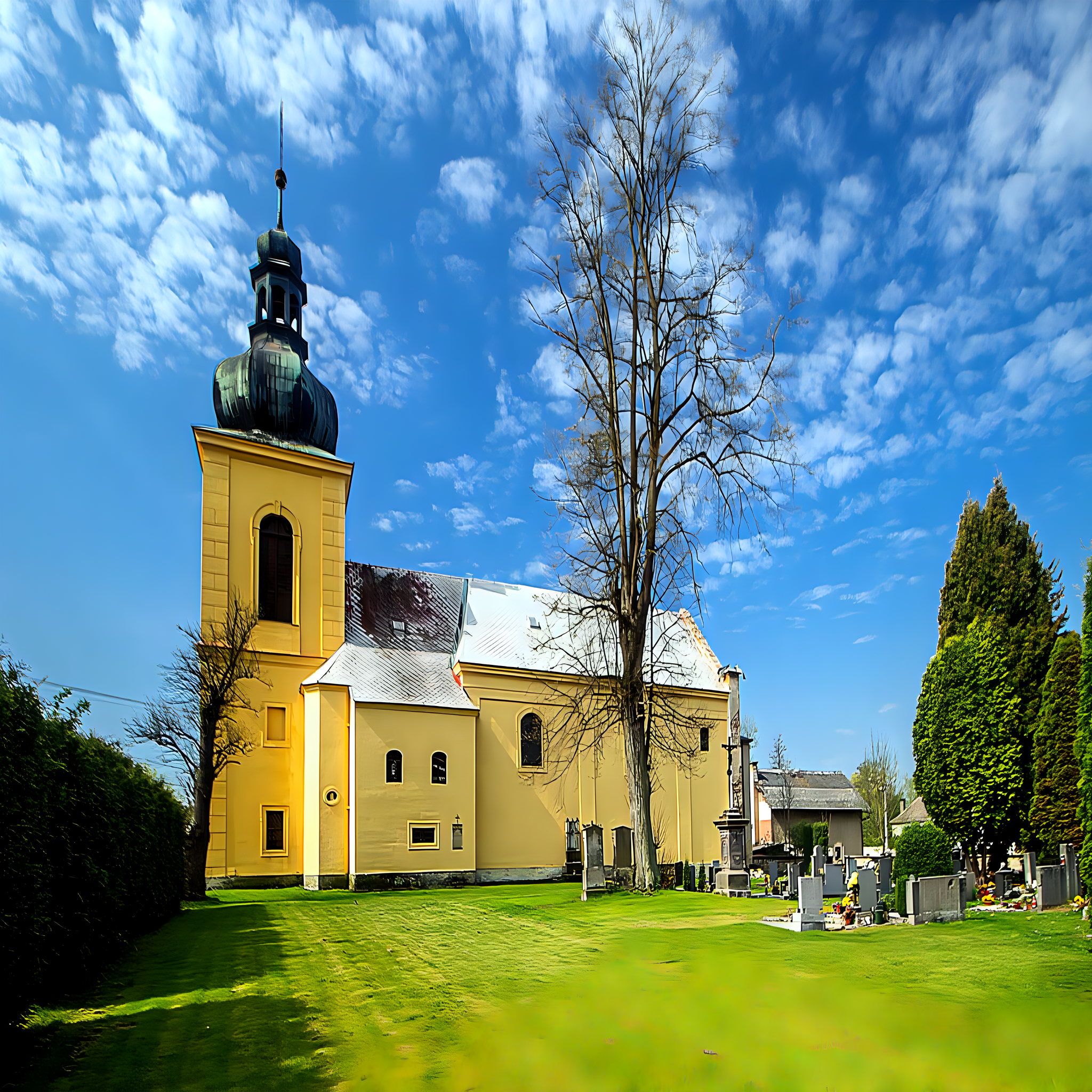 
<span>kostel svatého Jiří v Dobranově</span>
