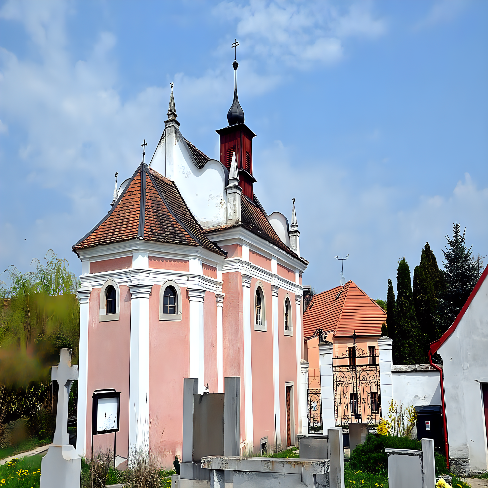 
<span>kostel svatého Kříže (Slavonice)</span>
