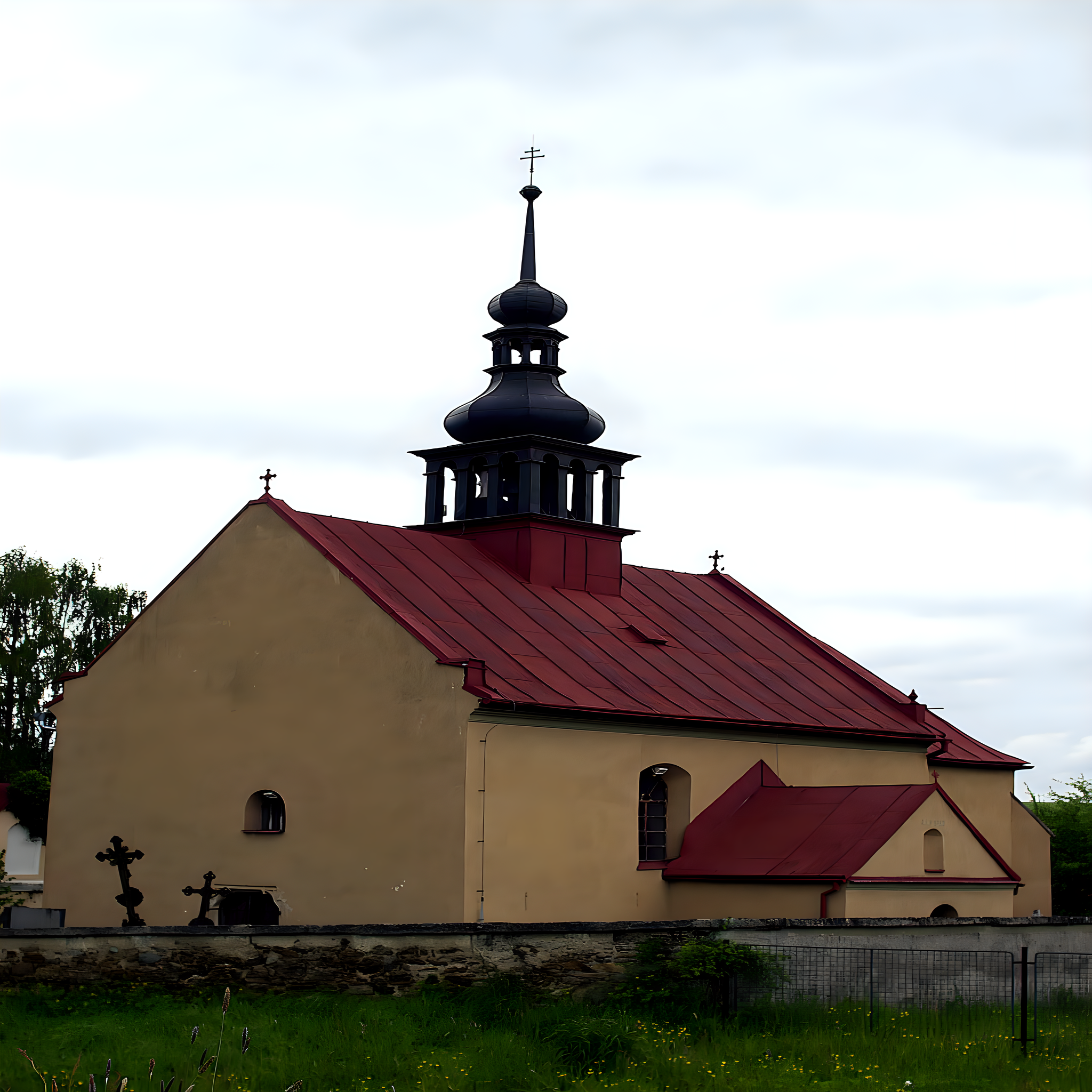 
<span>kostel svatého Mikuláše (Dlouhá Ves)</span>
