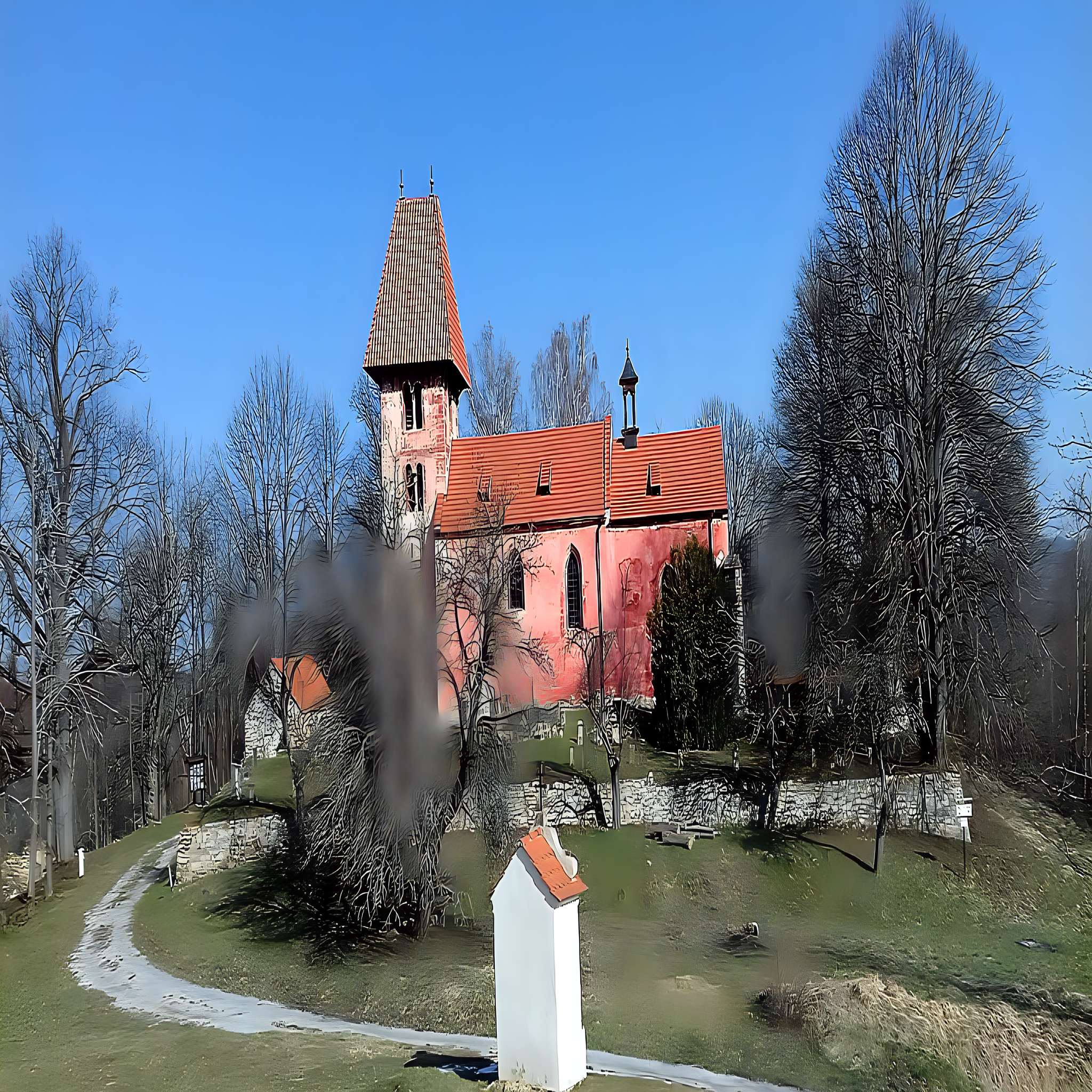 
<span>kostel svatého Mikuláše (Boletice)</span>
