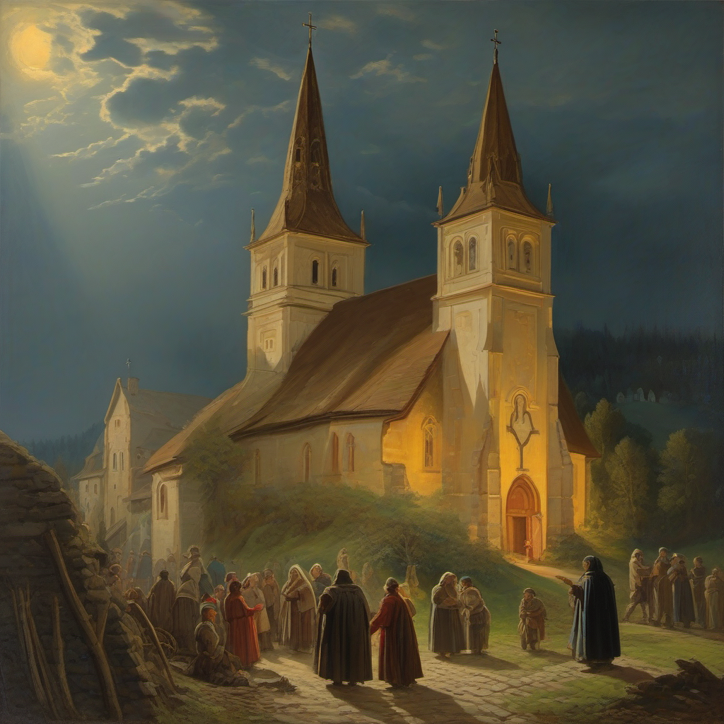 Pověst: kostel svaté Kunhuty (Hlína)