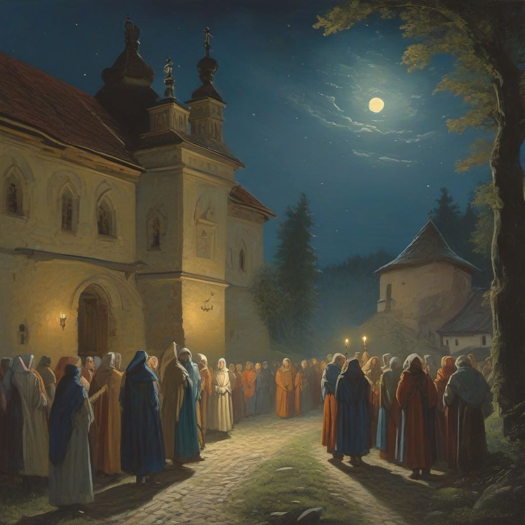 Pověst: kaple Panny Marie Pomocné (Kostomlaty pod Milešovkou)