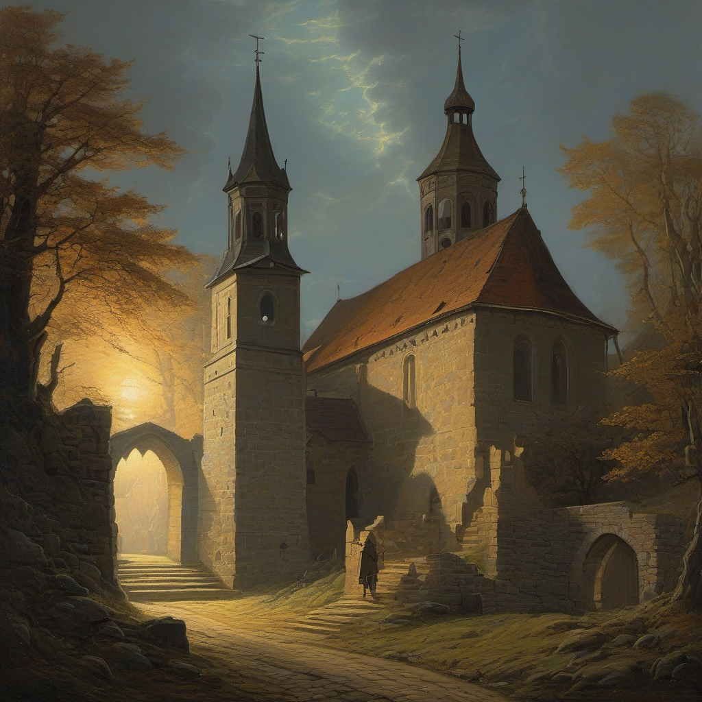 Pověst: Kostel svatého Jiří (Vrané nad Vltavou)
