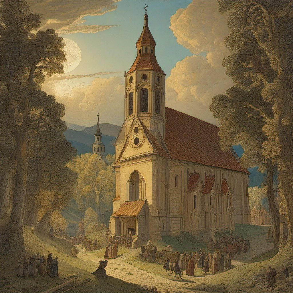 Pověst: evangelický kostel v Bošíně