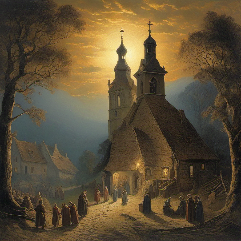 Pověst: kaple v Domažličkách