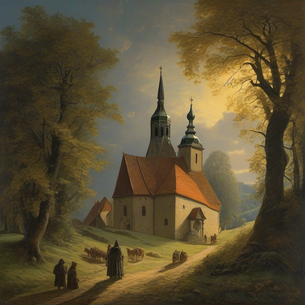 Pověst: Kostel svatého Linharta (Horní Studénky)