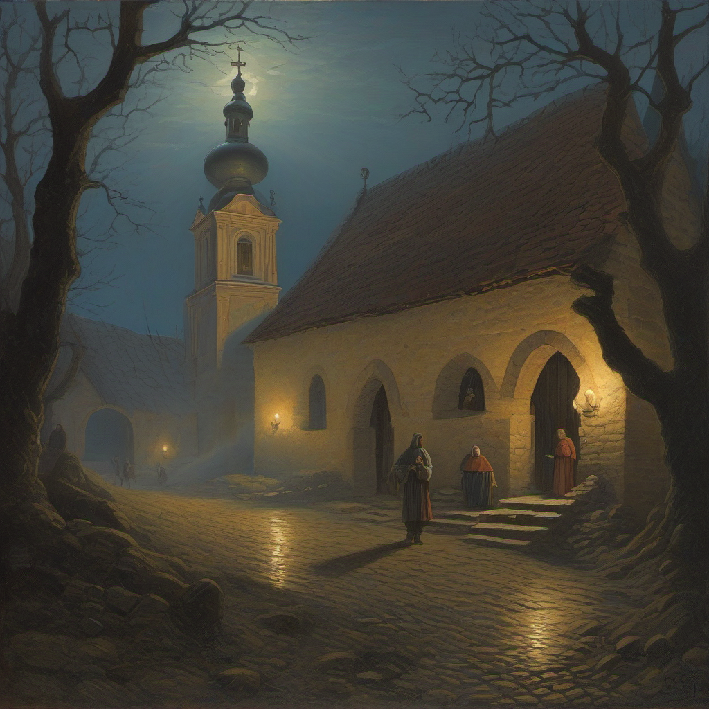 Pověst: Kostel svatého Matouše (Hať)