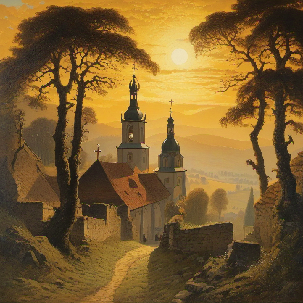 Pověst: kostel Narození Panny Marie (Průhonice)