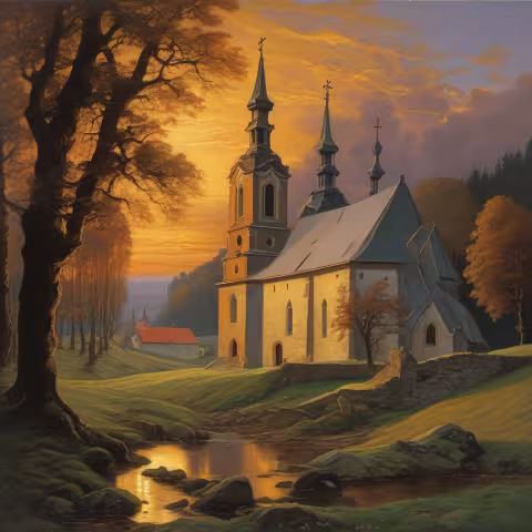 Pověst: Kostel svaté Kateřiny (Libá)