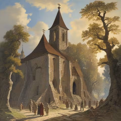 Pověst: Evangelický kostel (Hazlov)