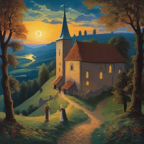 Pověst: Kostel svaté Maří Magdalény (Volary)