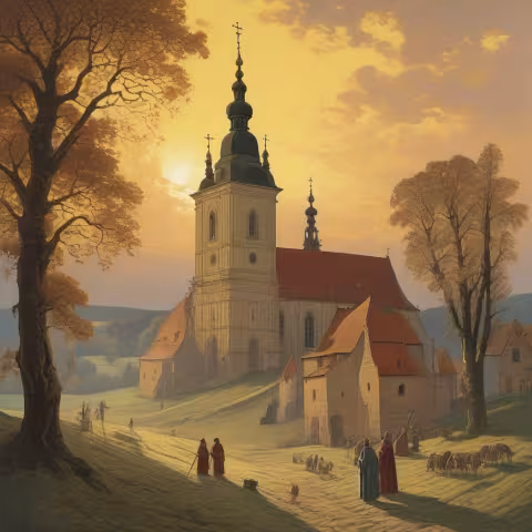 Pověst: kostel svatého Martina (Dolní Loučky)