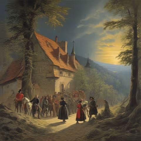 Pověst: kostel svaté Kateřiny (Bavory)