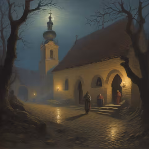 Pověst: Kostel svatého Matouše (Hať)