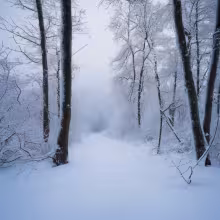 Kostel svatého Filipa a Jakuba (Lukavice) – winter