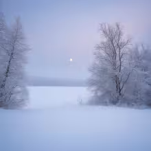 Kostel svatého Martina (Libuň) – winter