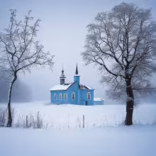 Kostel svatého Martina (Vejprty) – winter