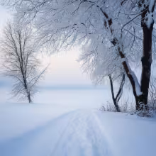 Vyšehradské sady – winter