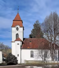 evangelický kostel v Soběhrdech