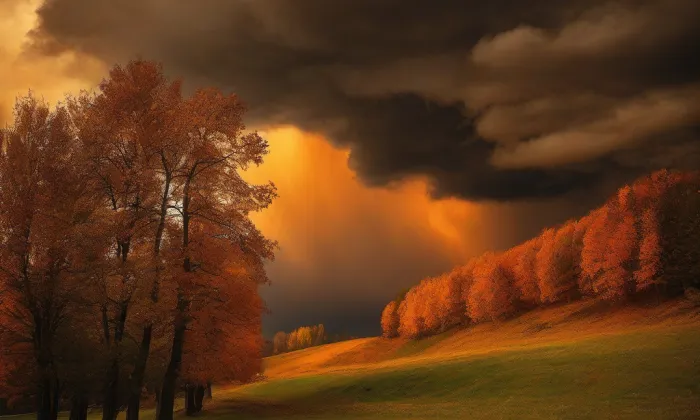 Baťův palác – autumn
