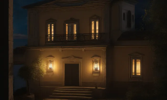 Baťův palác – noc
