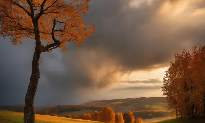 Bernartice – autumn