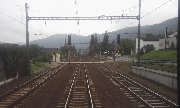 Železniční nehoda v Ústí nad Labem