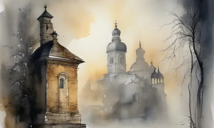 Čížkovice – akvarel