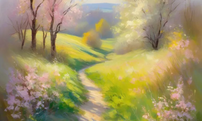Čapkův most – spring