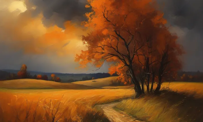 Želivský klášter – autumn