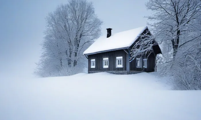 Želivský klášter – winter