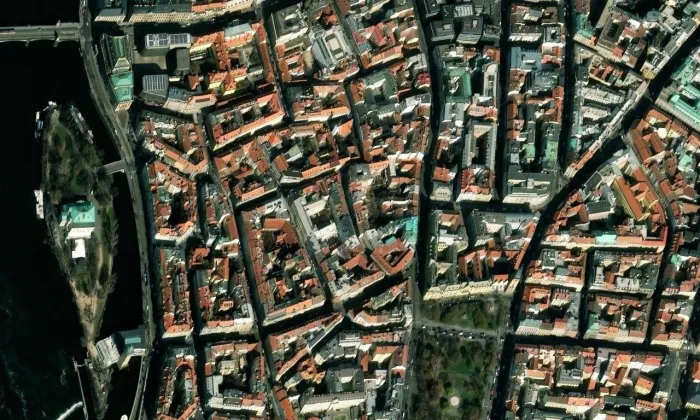 Černá – letecký pohled