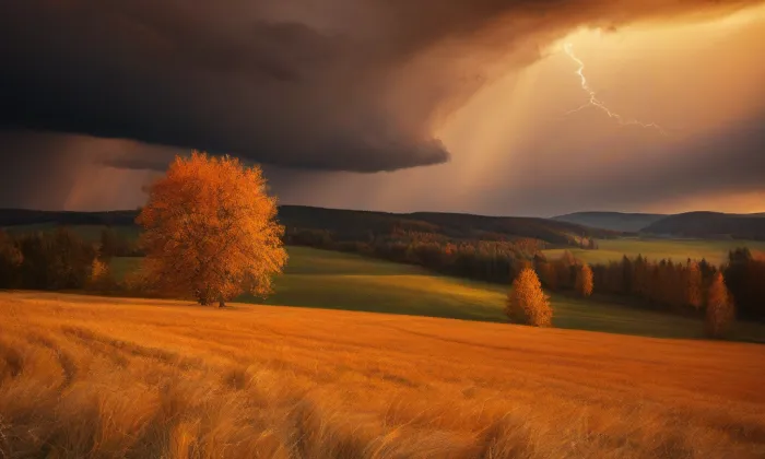Červený dům v České Lípě – autumn
