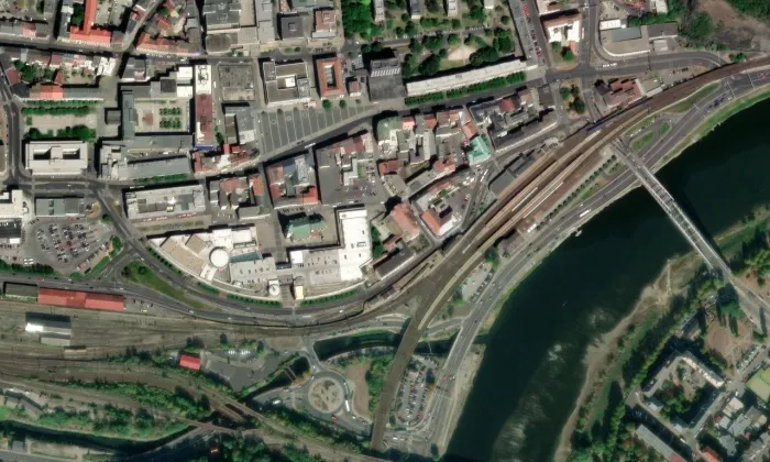 Ústí nad Labem (Ústí nad Labem) – letecký pohled