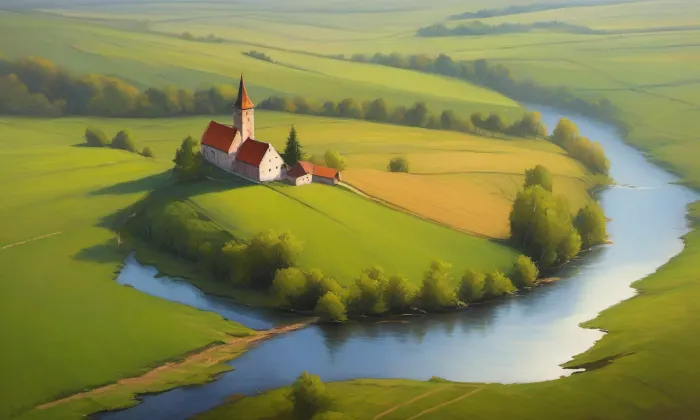 Adamova výklenková kaplička – aerial